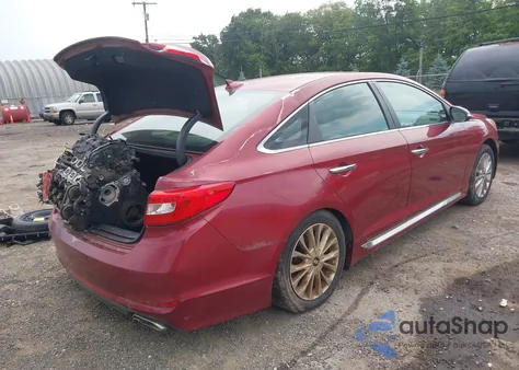 2015 Hyundai Sonata Limited z USA, uszkodzony, nr VIN 5NPE34AF8FH015008